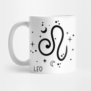 Leo Celestial Zodiac Sign Symbol Mug